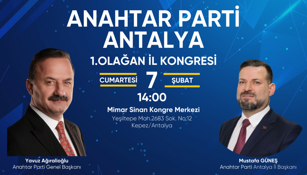 Anahtar Parti Antalya 1.Olağan İl Kongresi
